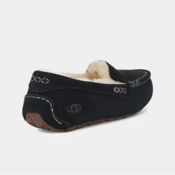 UGG Ansley Slippers, Size 7, Women’s, Black, NIB - Picture 2 of 7